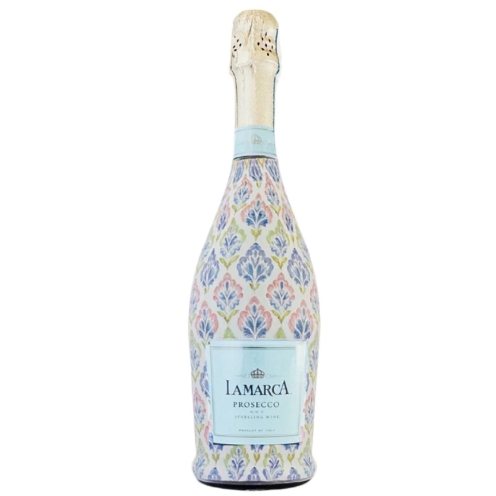Champagne/Prosecco Bottle Cover/Wrap Grandmillenial Pastel Jewels  NWT